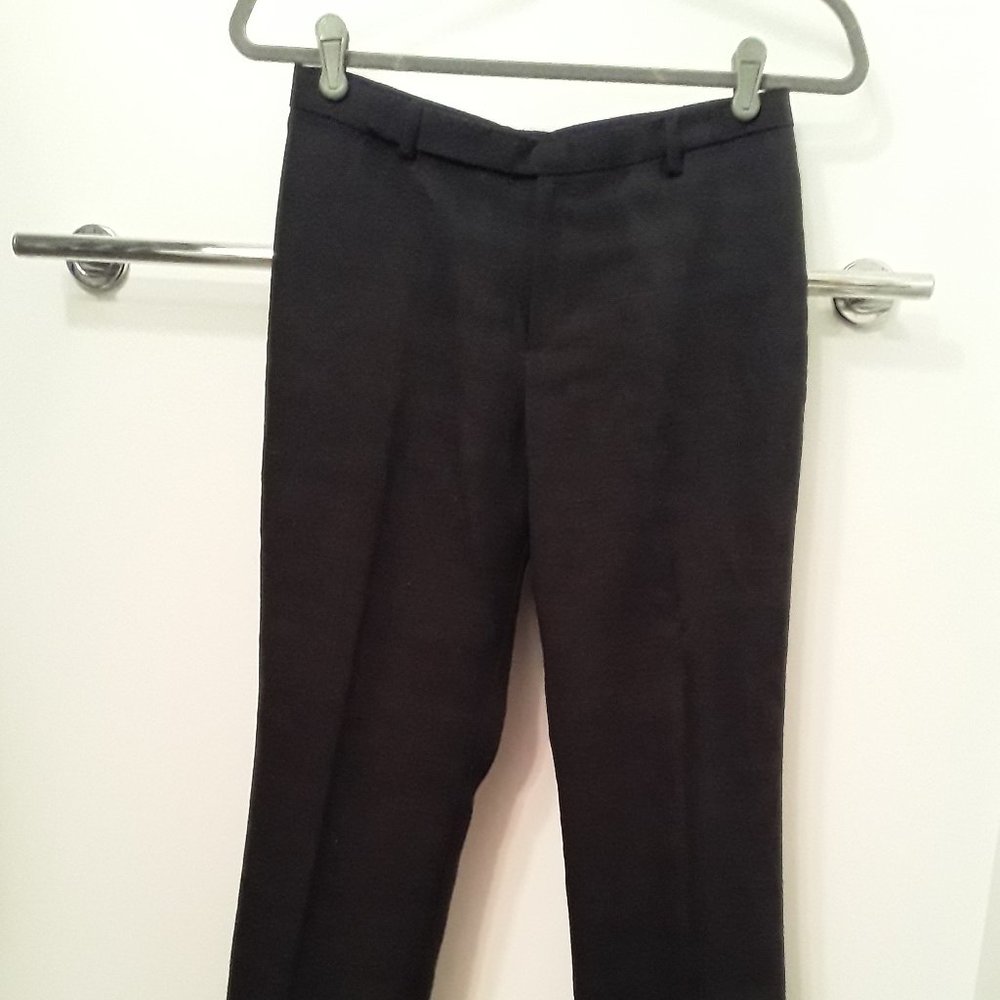 Gap, Ankle Pant, Stretch Wool blend, lined, Charcoal Sz 2A